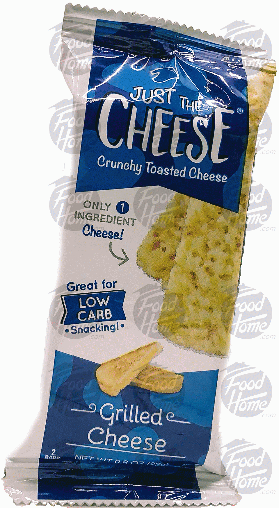 Just the Cheese  grilled cheese crunchy toasted cheese crackers, 2 ct., wrapper Full-Size Picture